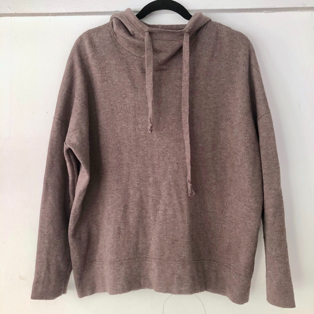 Rachel Zoe hooded cowl neck sweater size XL
